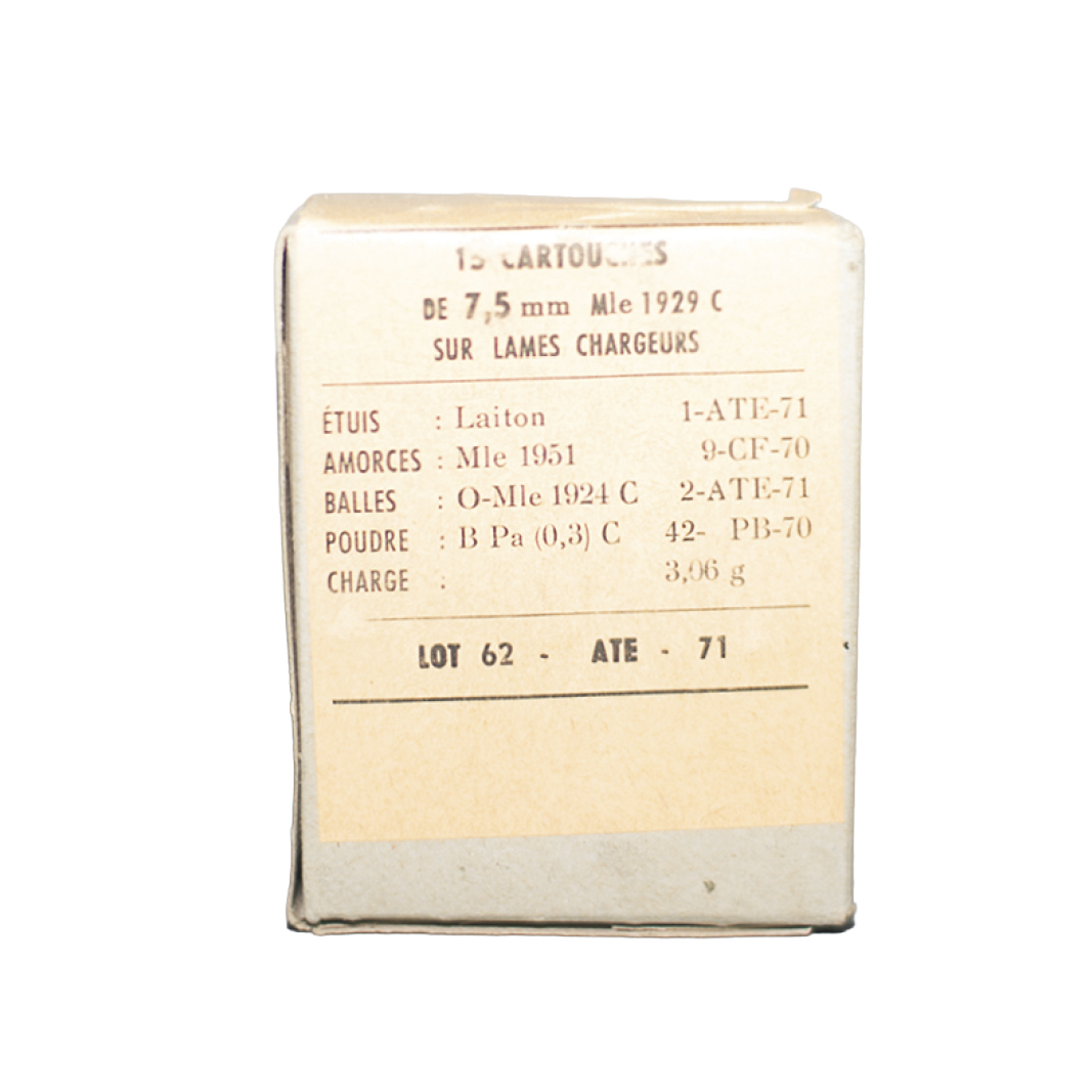 Munitions 7,5x54mm MAS