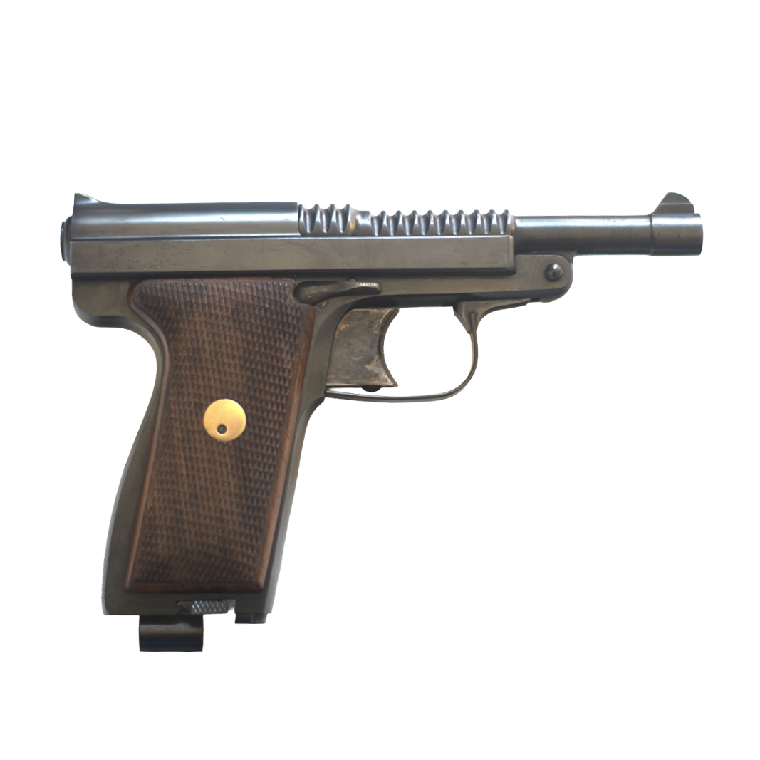 Pistolet semi automatique Manufrance Le Français type Armée 9mm long Browning 9x20mm