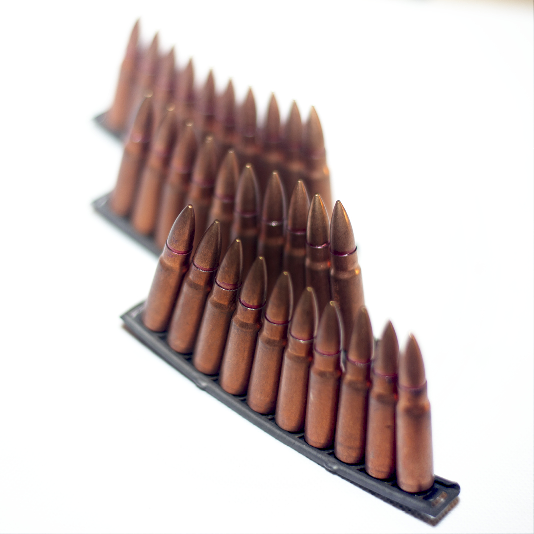 Lame chargeur de 10 munitions 7,62x39mm SKS STV